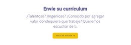 Envíe Su Currículum