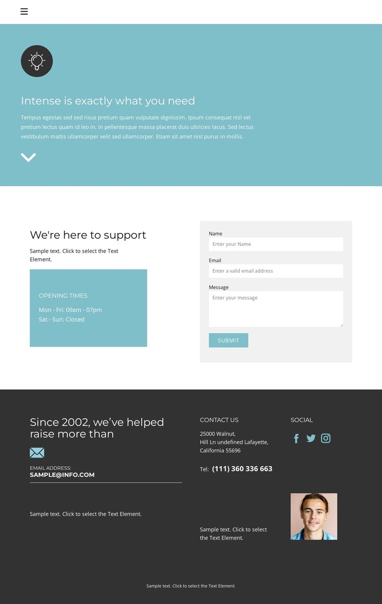 Make a plan HTML5 Template