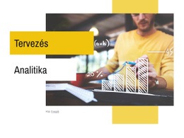 Tervezés, Költségvetés, Előrejelzés – Személyes Webhelysablon