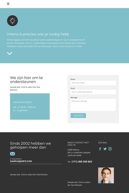 Een Plan Maken - Gratis Websitesjabloon