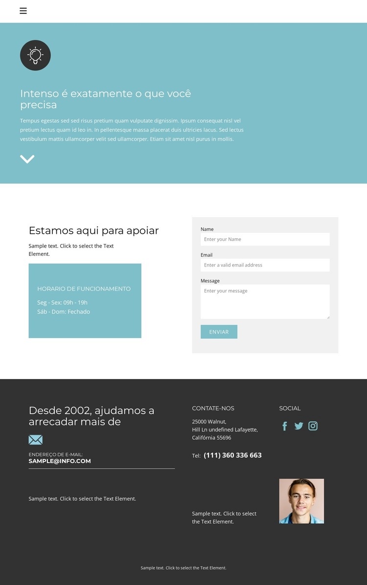 Faça um plano Design do site