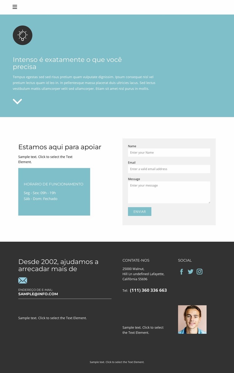 Faça um plano Landing Page