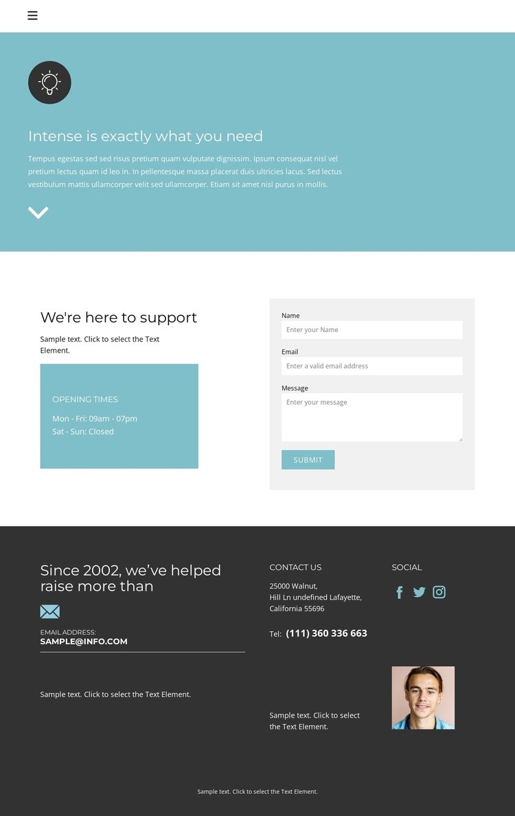 Make a plan Squarespace Template Alternative