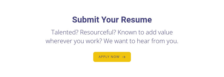 Submit your resume Template