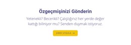 Özgeçmişinizi Gönderin