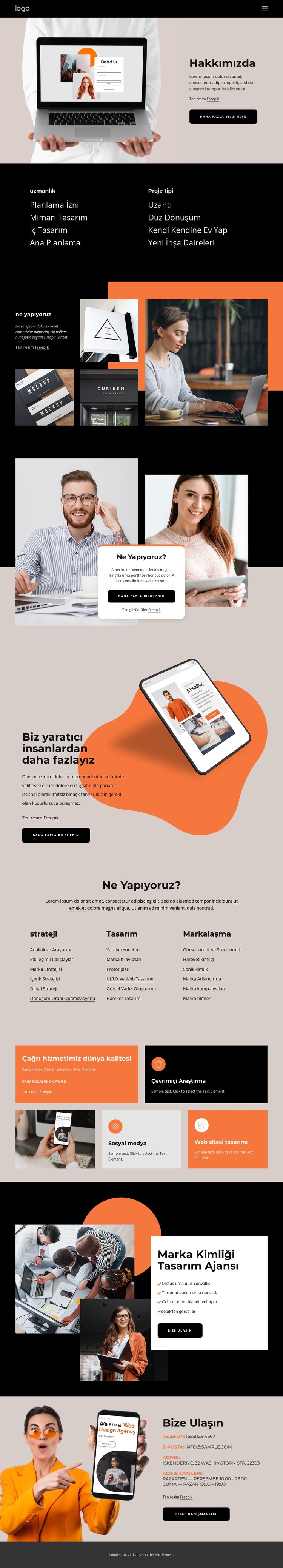 Özel web geliştirme CSS Şablonu