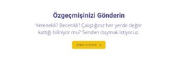 Özgeçmişinizi Gönderin