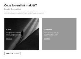 Šablona Webu Pro Nemovitost Na Prodej