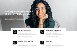 Get started with the free version - Website Template by Nicepage