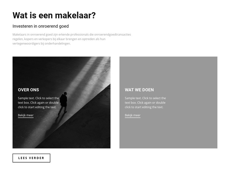 Onroerend goed te koop CSS-sjabloon