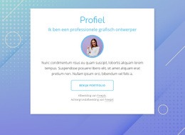 Een Exclusief Websiteontwerp Voor Ontwerper Profiel