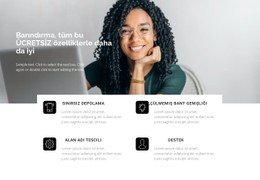 Ücretsiz Sürümü Kullanmaya Başlayın CSS Ile Temel Html Şablonu
