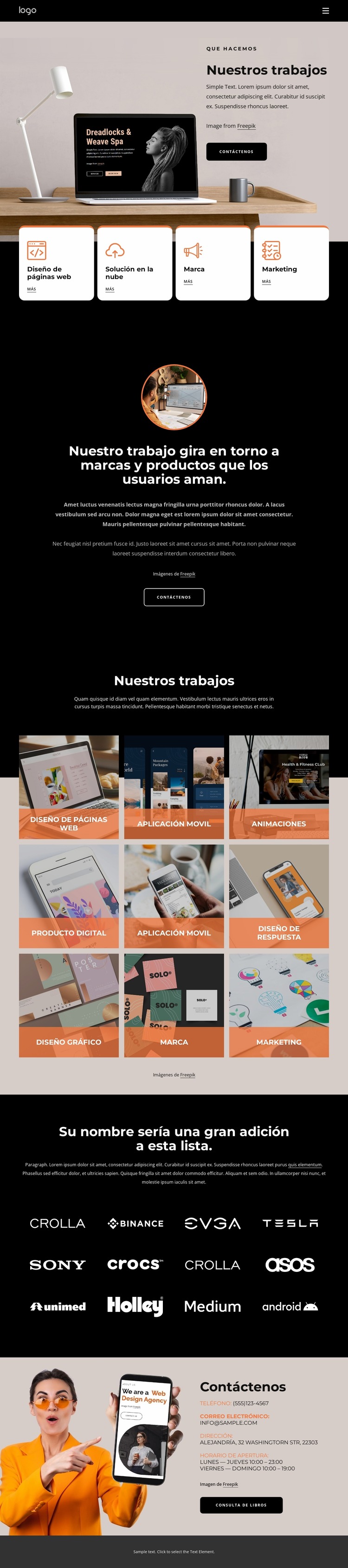 Calidad y diseños atractivos. Plantilla Joomla