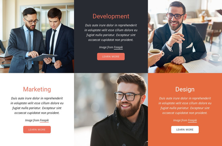 Streamline collaboration HTML Template