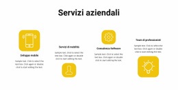 Servizi Della Nostra Azienda - Design HTML Page Online