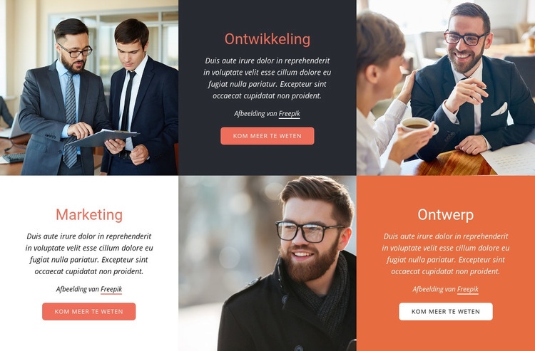 Stroomlijn samenwerking Html Website Builder