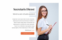 Online Secretaresseservice - Multifunctionele Joomla-Sjabloon