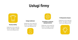 Usługi Naszej Firmy - Szablon Kodu HTML