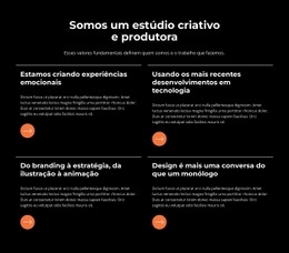 Tema HTML5 Para Estamos Elaborando Experiências Emocionais Voltadas Para A Melhoria De Resultados