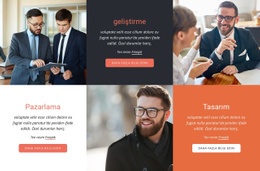 İşbirliğini Kolaylaştırın - Bir Sayfalık HTML Şablonu