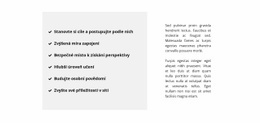Seznam A Text – Profesionální Šablona Webu