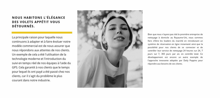 Deux textes et une photo Page de destination