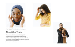 International Team - Website Builder Template