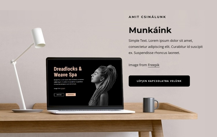 A design mindenhol ott van HTML Sablon