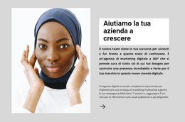 Consulenza Per Lo Sviluppo Aziendale - Layout Del Sito Web HTML