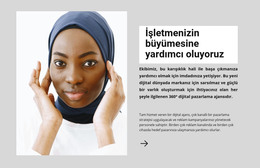 İş Geliştirme Danışmanlığı - HTML Web Sitesi Düzeni