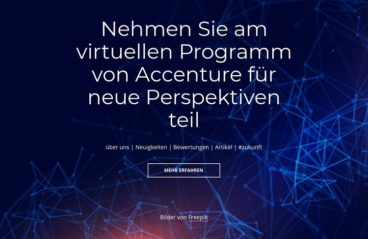 Virtuelles Programm Eine Seitenvorlage