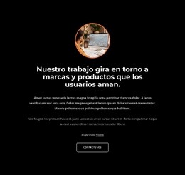 Maqueta De Sitio Web Más Creativa Para Nuestro Trabajo Gira En Torno A Las Marcas