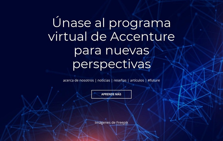 Programa virtual Página de destino