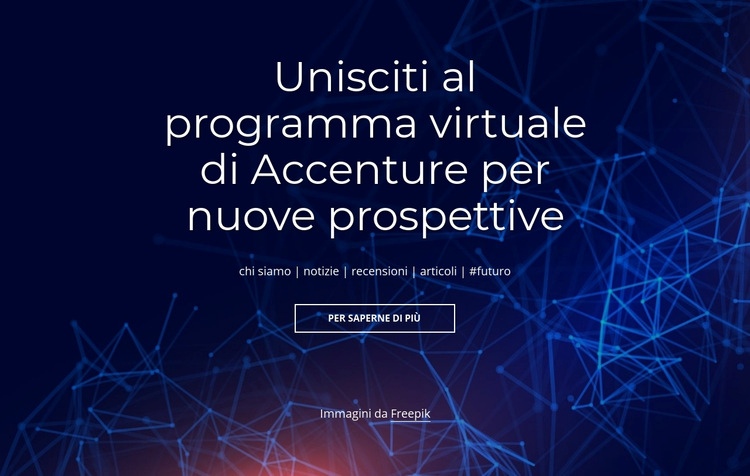 Programma virtuale Costruttore di siti web HTML