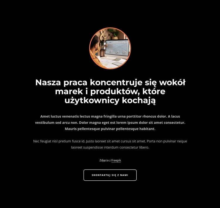 Nasza praca kręci się wokół marek Kreator witryn internetowych HTML