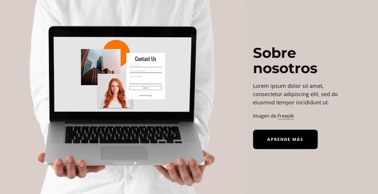 Un diseño web profesional Creador de sitios web HTML