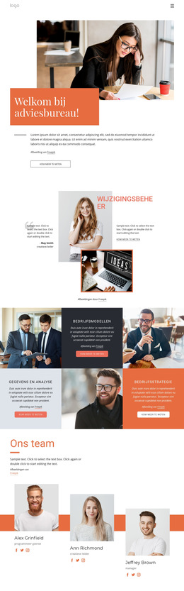 Lay-Outfunctionaliteit Voor Adviesbureau