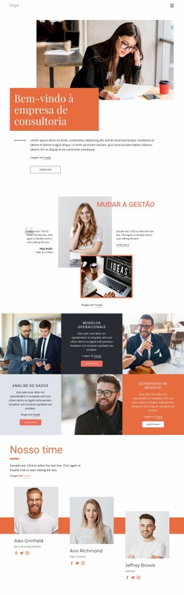 Firma De Consultoria - HTML Layout Builder