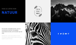 Natuur Texturen - E-Commercewebsite