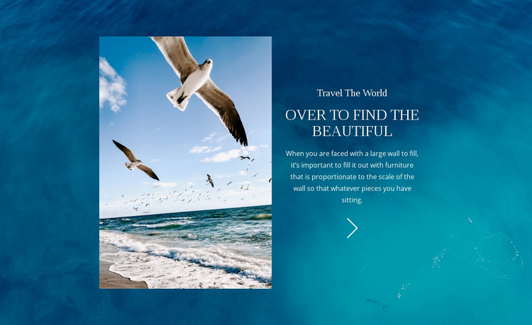 Travel The World One Page Template