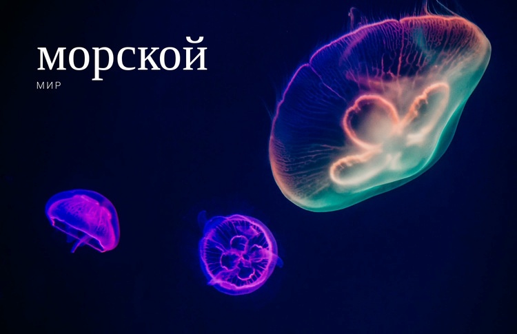 Морской мир WordPress тема