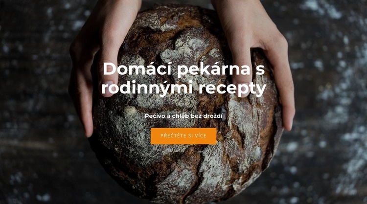 Rodinné recepty Šablona HTML