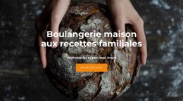 Recettes Familiales Modèle HTML CSS Simple