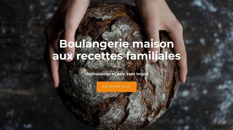 Recettes familiales Modèle CSS