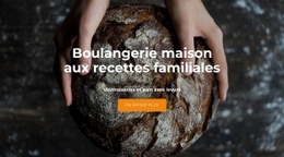 Recettes Familiales - Modèle HTML5 Professionnel Personnalisable