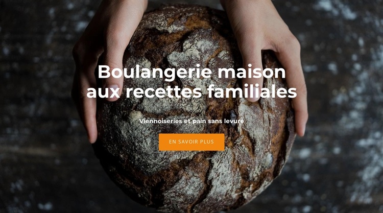 Recettes familiales Thème WordPress