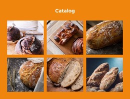 Bakery Catalog - HTML Site Builder