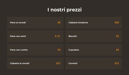 Download Gratuito Per Prezzi Da Forno Modello Html