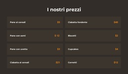 Tema WordPress Gratuito Per Prezzi Da Forno