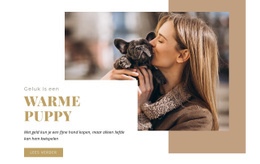 Warme Pup - HTML Website Builder